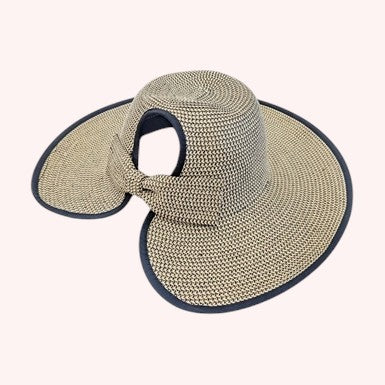 Ponytail Sun Hat w/ Butterfly Split – UPF 50+ & Adjustable