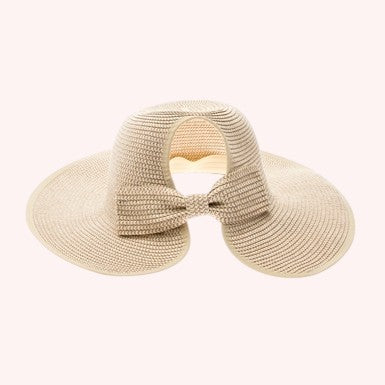 Ponytail Sun Hat w/ Butterfly Split – UPF 50+ & Adjustable