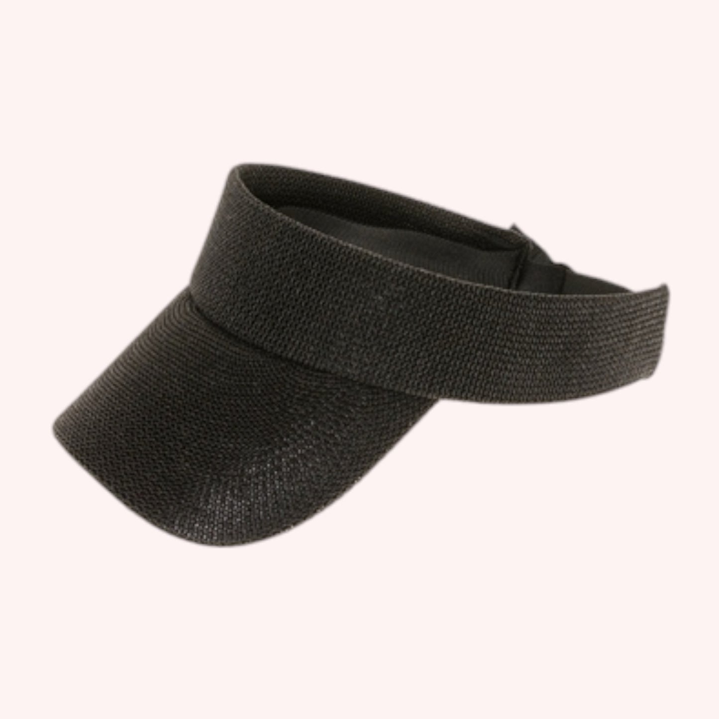 Sporty Straw Visor – Lightweight, Breathable & Adjustable