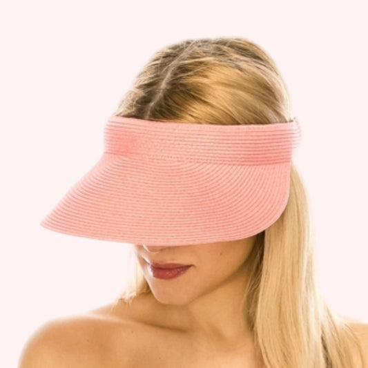 Comfort Clip Straw Visor – Available in Many Colors!