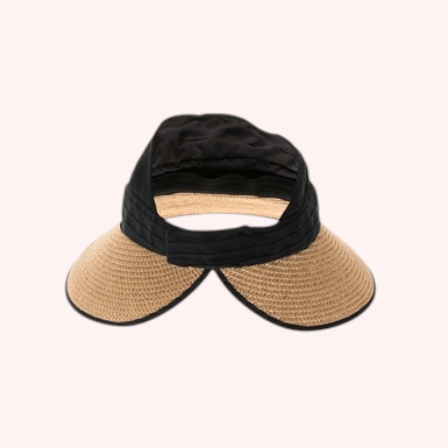 Face Framer Hat with Ponytail Opening