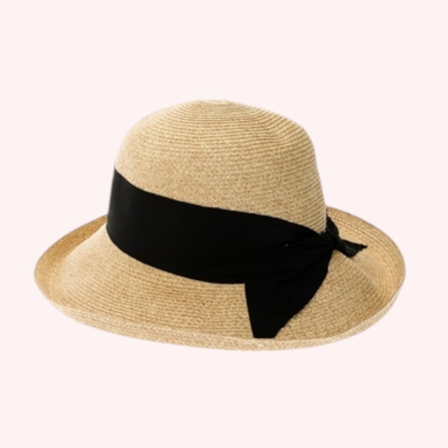 Fine Paper Braid Kettle Hat – Packable & Elegant Sun Hat