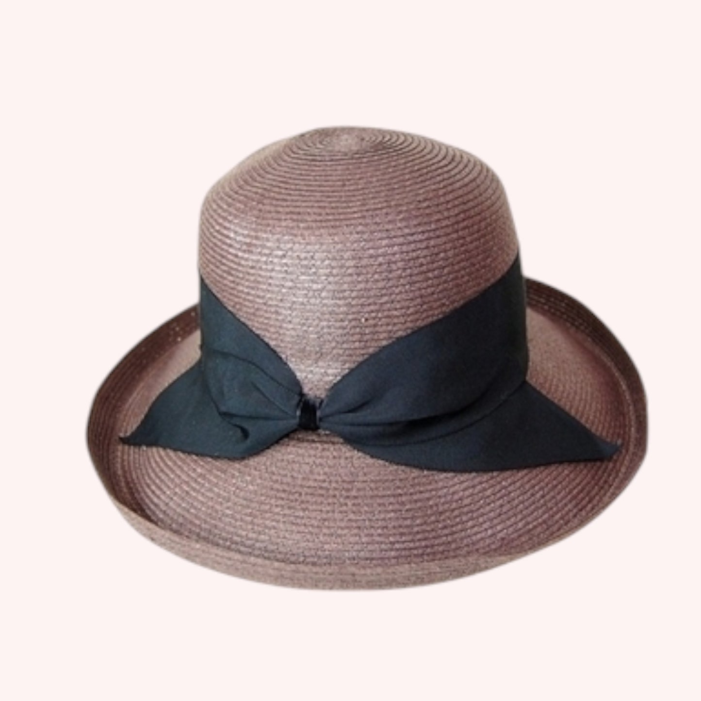 Fine Paper Braid Kettle Hat – Packable & Elegant Sun Hat