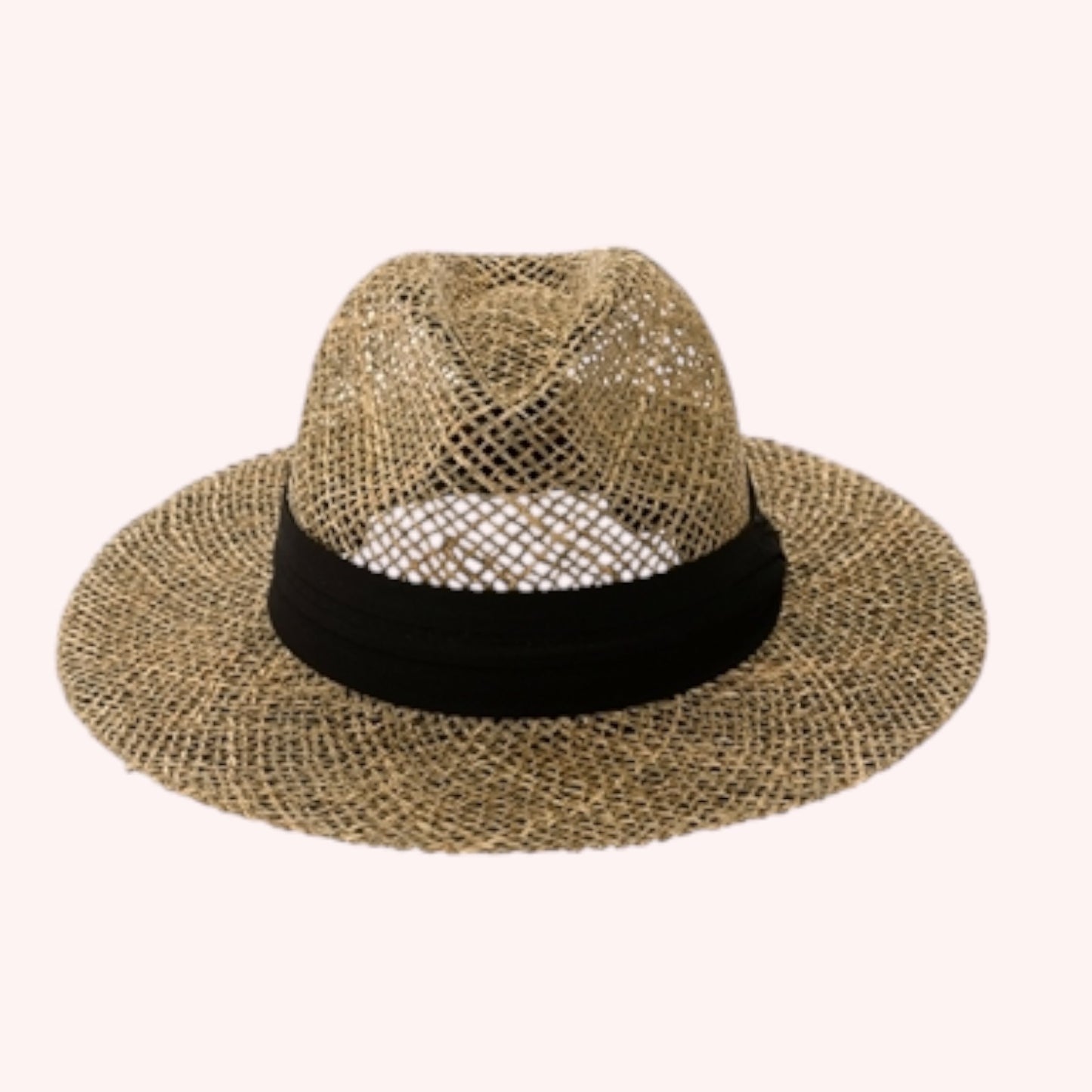 Men’s Seagrass Straw Panama Hat – Classic & Sun-Safe