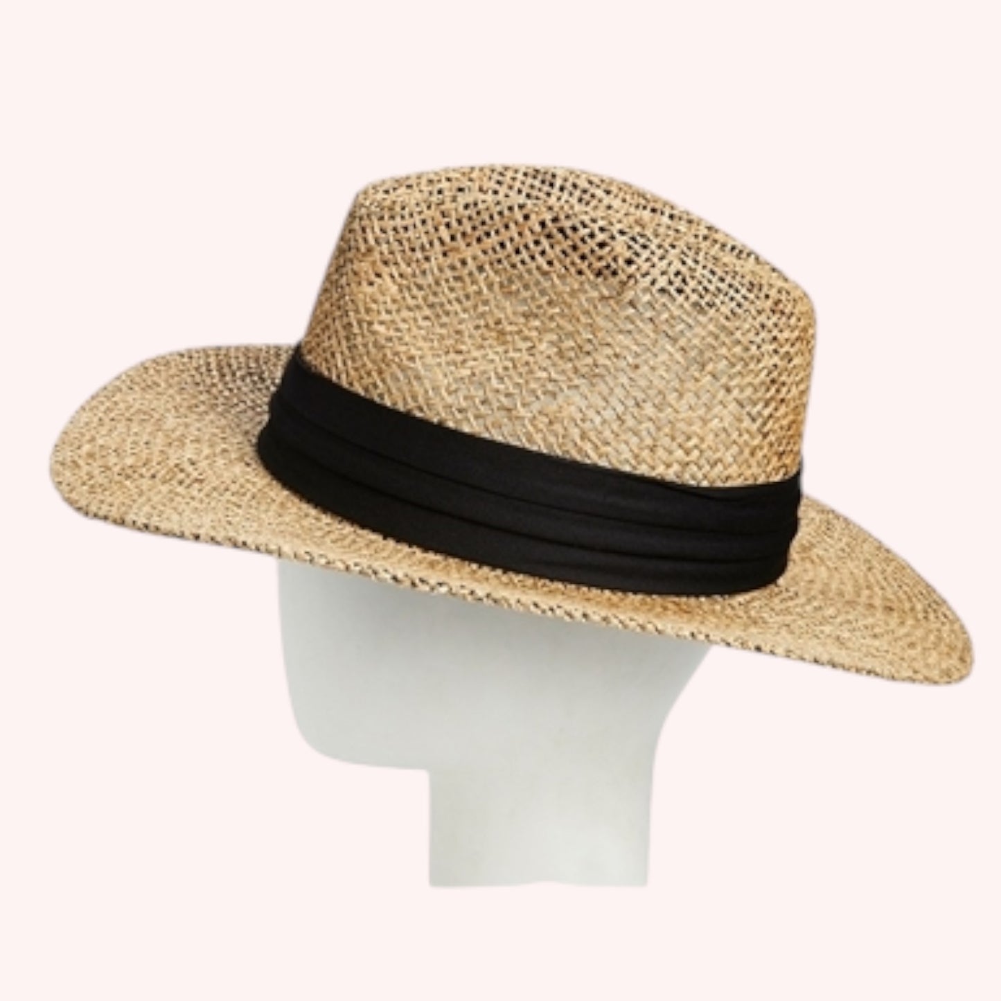 Men’s Seagrass Straw Panama Hat – Classic & Sun-Safe