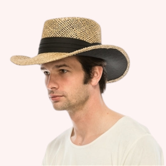 Men’s Seagrass Straw Panama Hat – Classic, Lightweight