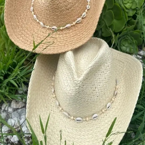 Hand woven straw cowboy cowboy hat