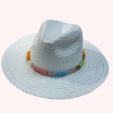 Multi-Color Straw Band Hat – Stylish & Sun-Safe