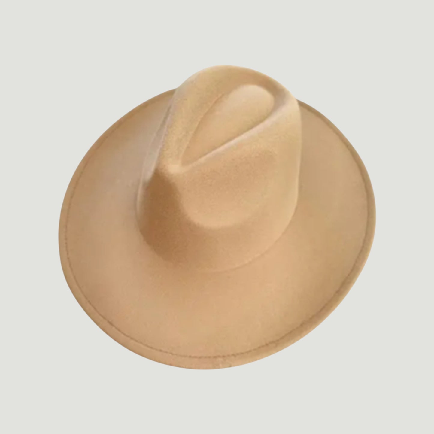 Vegan Felt Wide Brim Fedora Hat | 27 Colors | All-Season | SOLOVE