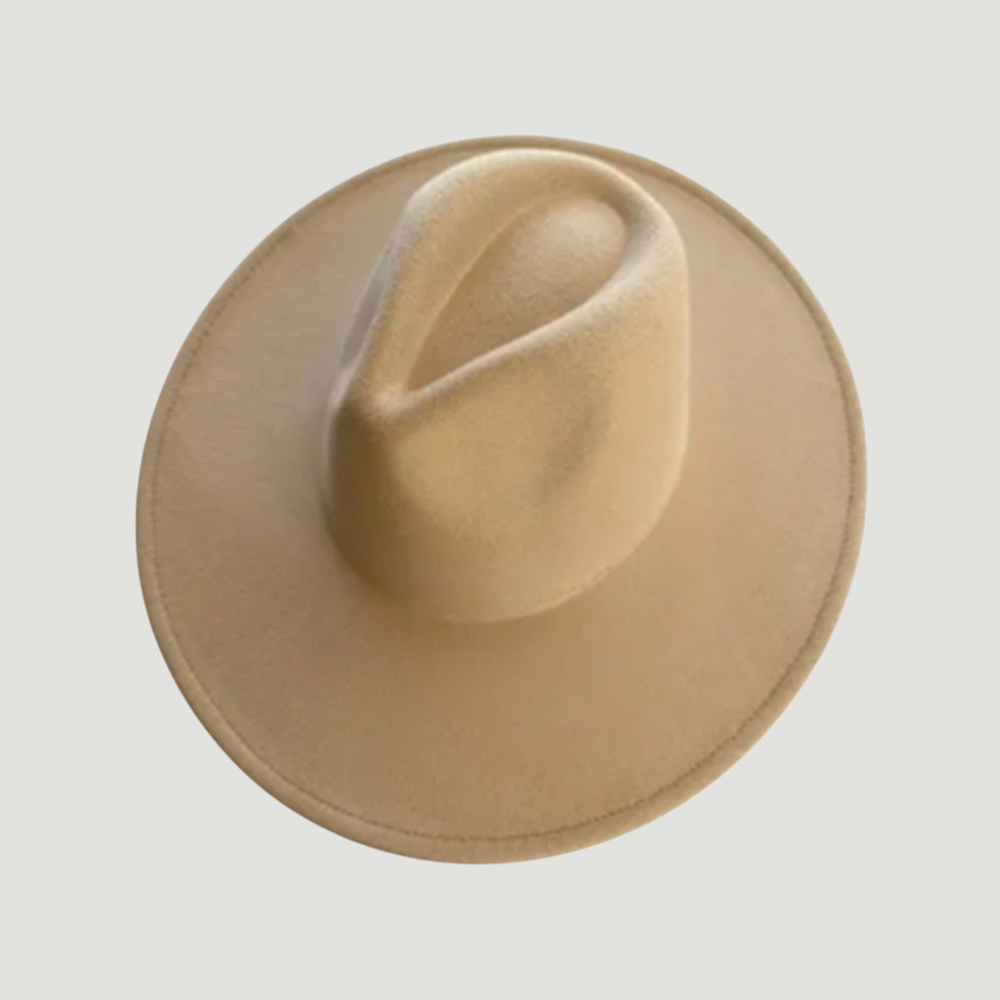 Vegan Felt Wide Brim Fedora Hat | 27 Colors | All-Season | SOLOVE