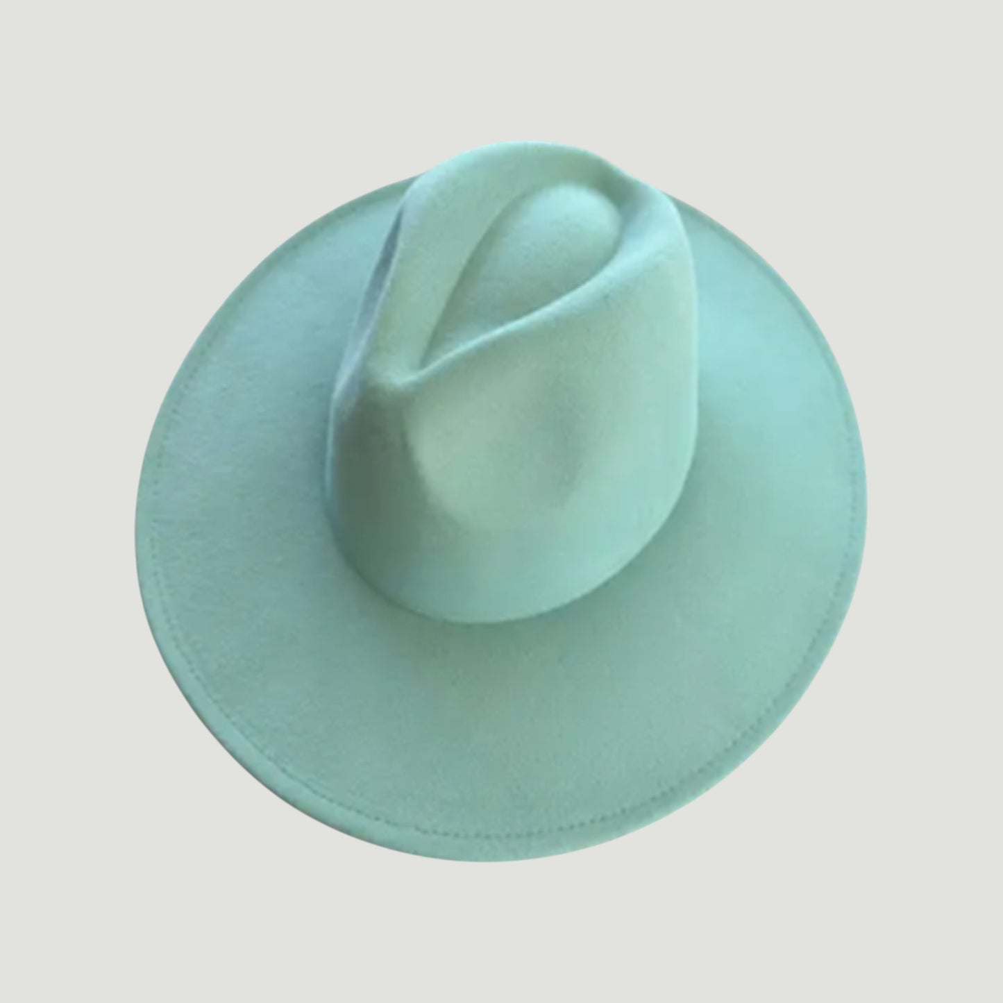 Vegan Felt Wide Brim Fedora Hat | 27 Colors | All-Season | SOLOVE