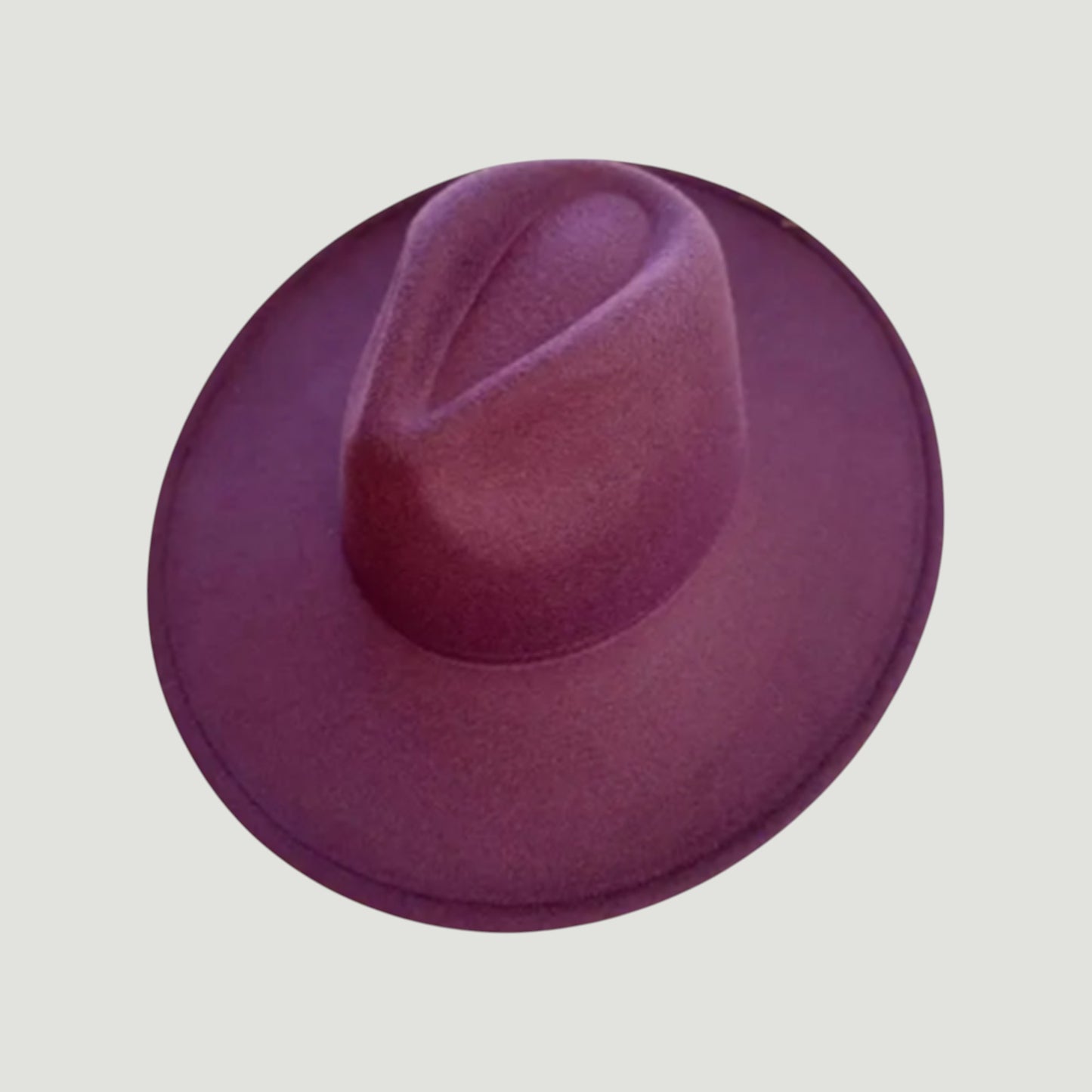 Vegan Felt Wide Brim Fedora Hat | 27 Colors | All-Season | SOLOVE