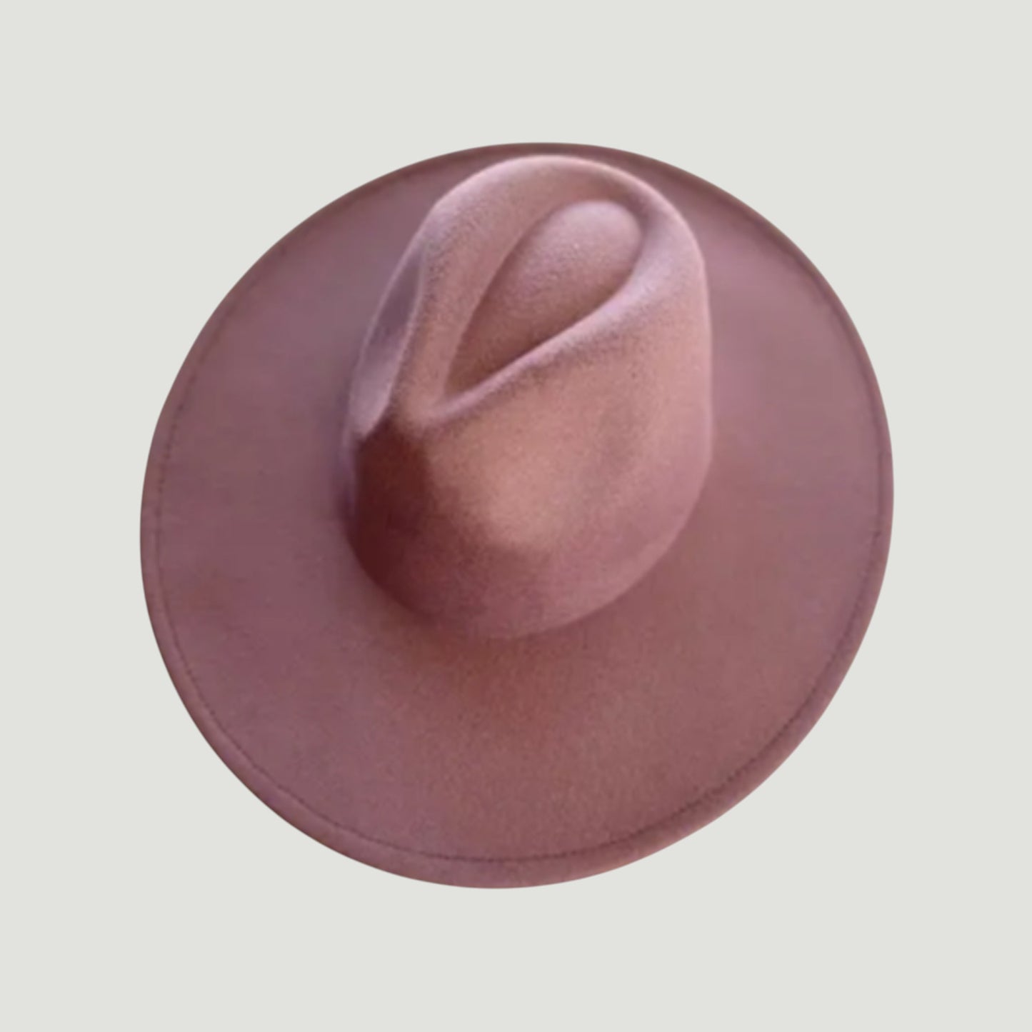 Vegan Felt Wide Brim Fedora Hat | 27 Colors | All-Season | SOLOVE