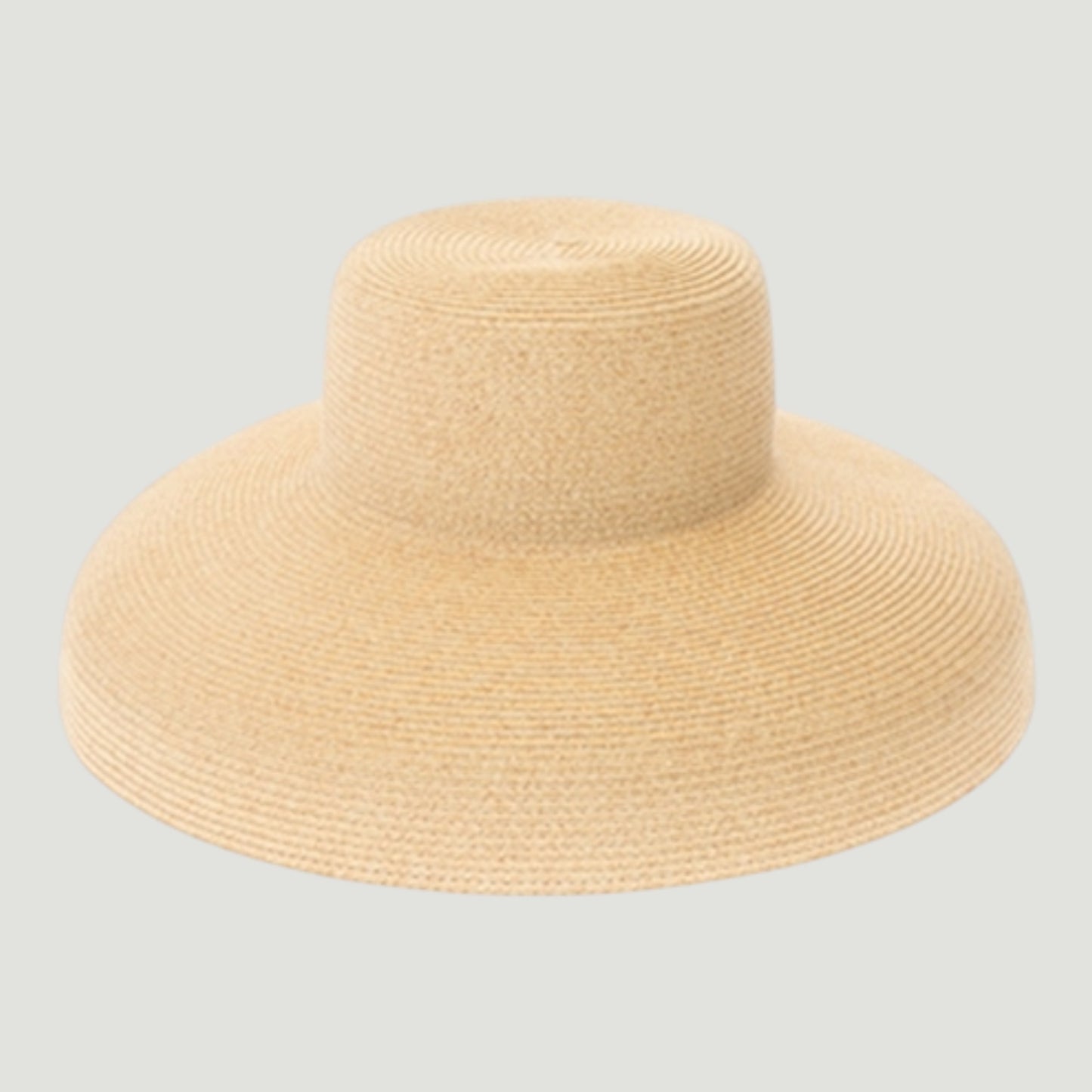 UPF 50+ Packable Straw Bucket Hat | Waterproof Wide Brim Flat Top Sun Hat