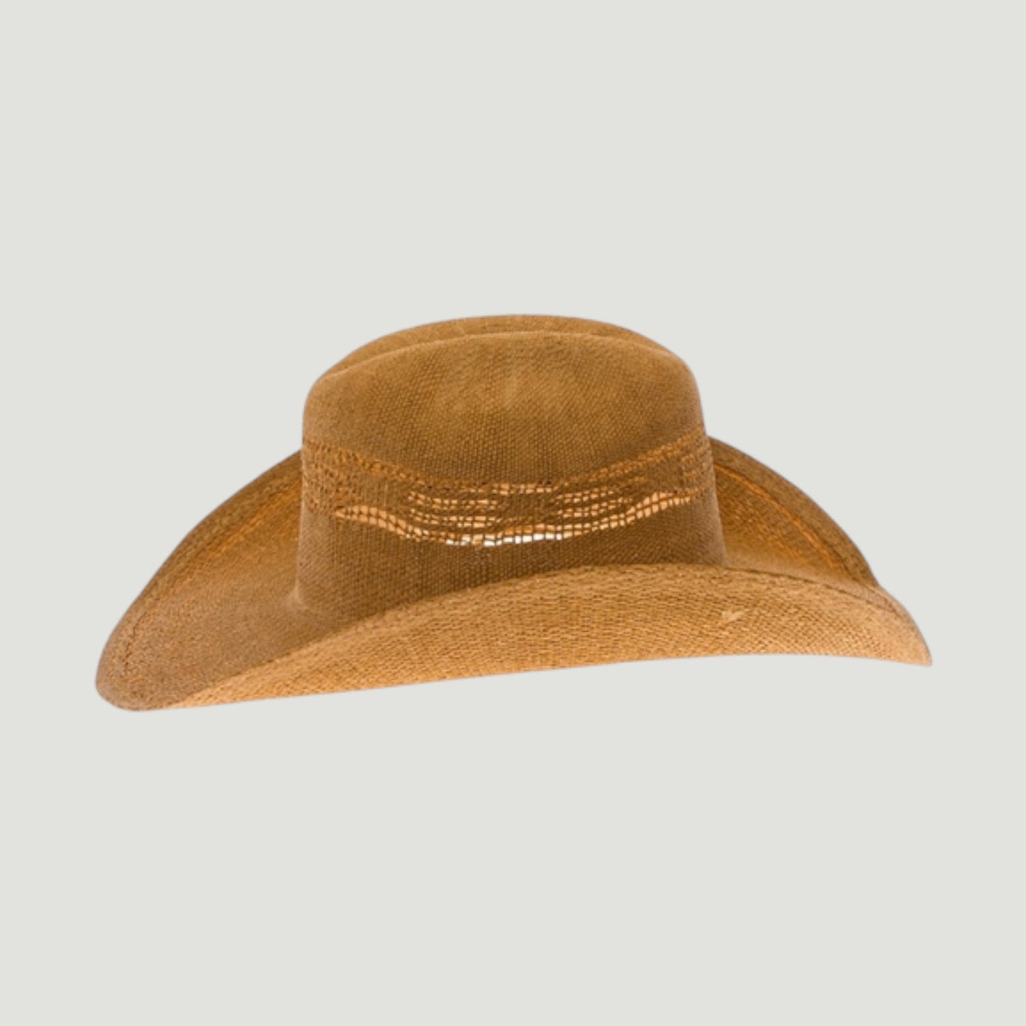 Woven Straw Vented Cowboy Hat – Structured Summer Western Hat | 4 Colo