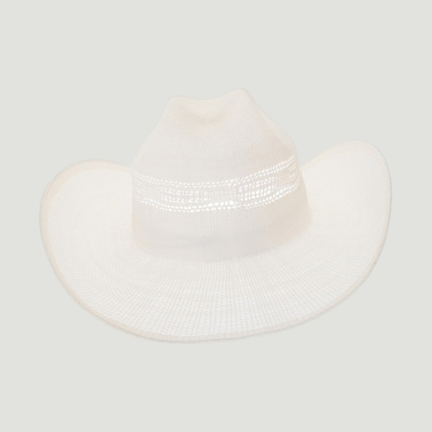 Woven Straw Vented Cowboy Hat – Structured Summer Western Hat | 4 Colo