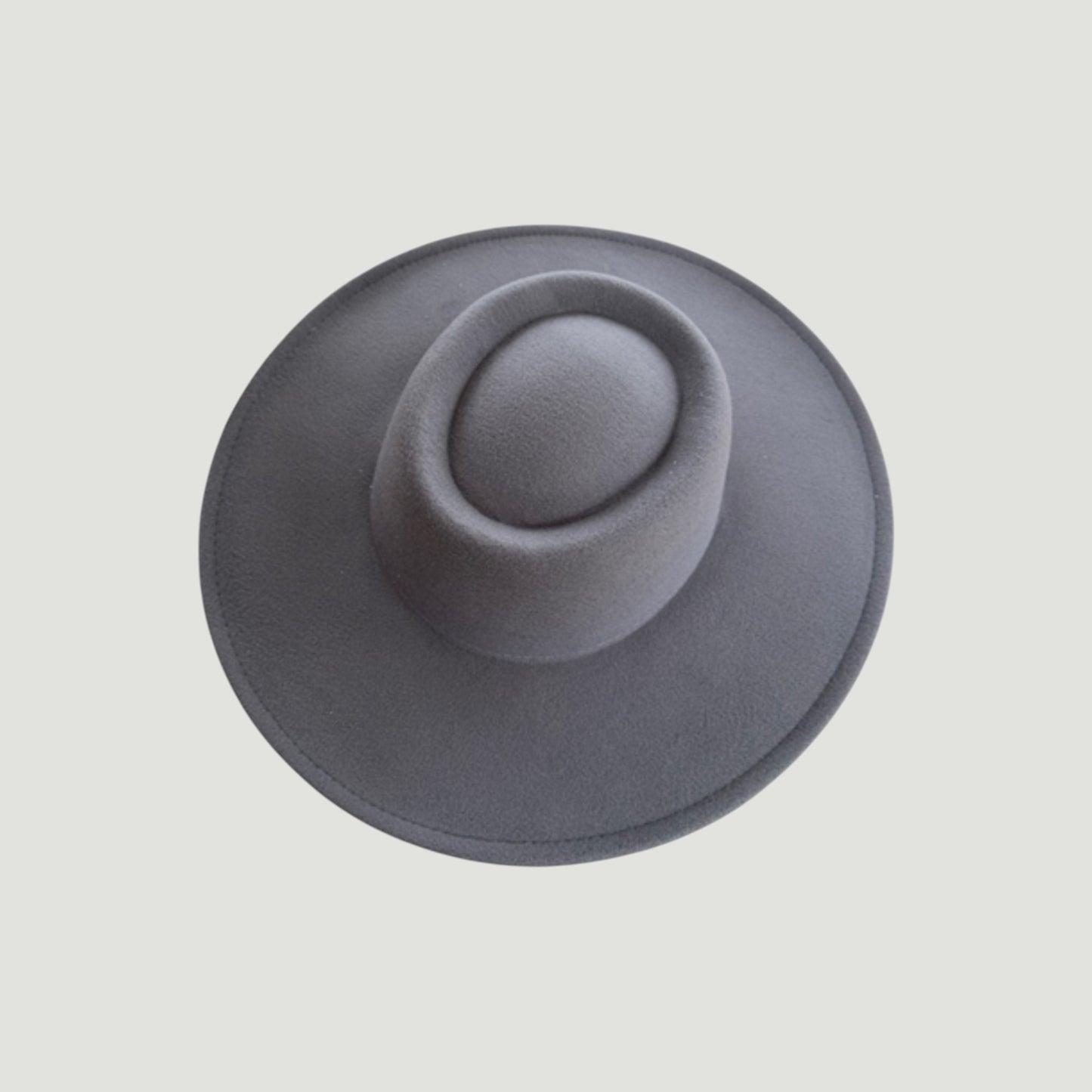 Vegan Felt Gambler Hat | Wide Brim Western