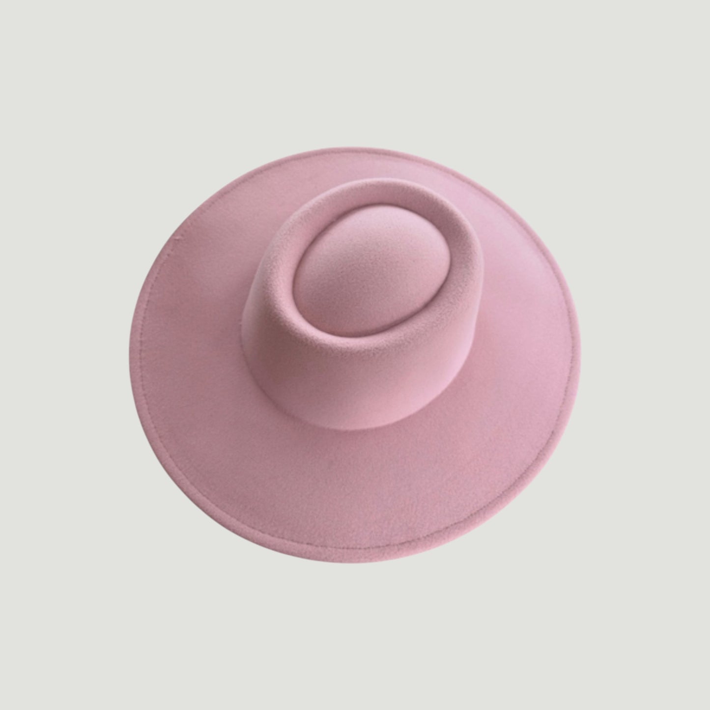 Vegan Felt Gambler Hat | Wide Brim Western