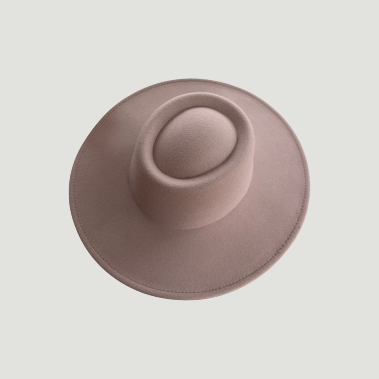 Vegan Felt Gambler Hat | Wide Brim Western