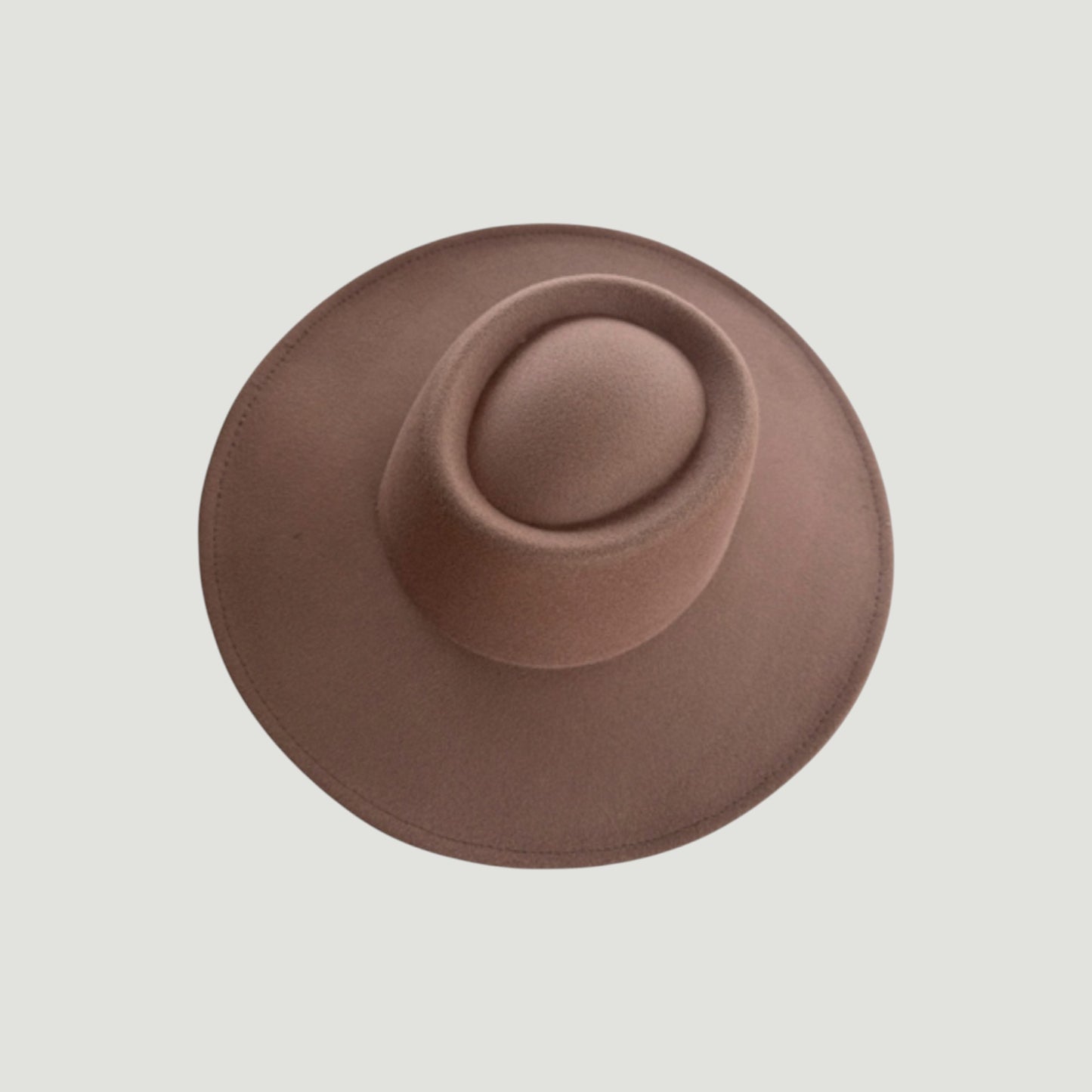 Vegan Felt Gambler Hat | Wide Brim Western