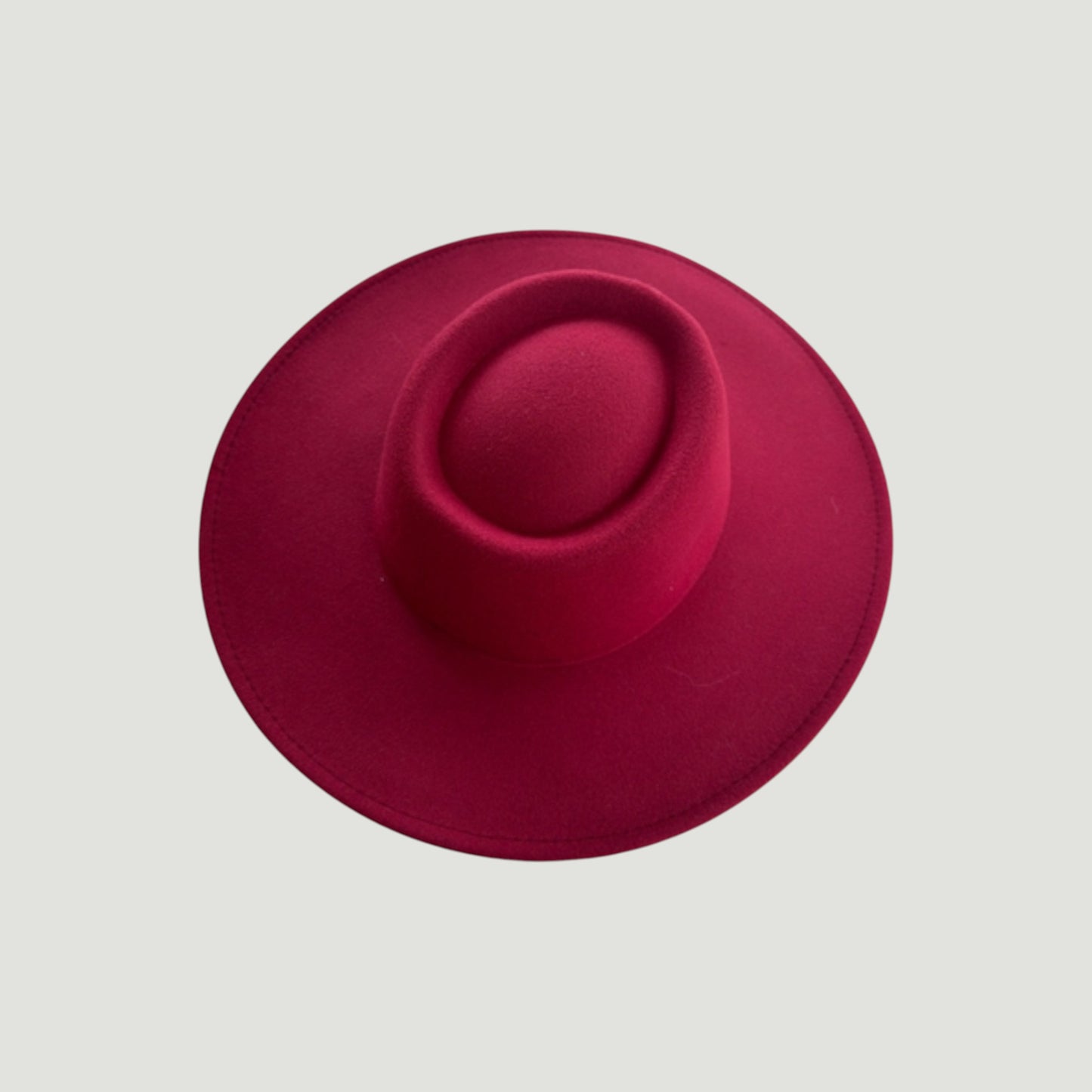 Vegan Felt Gambler Hat | Wide Brim Western