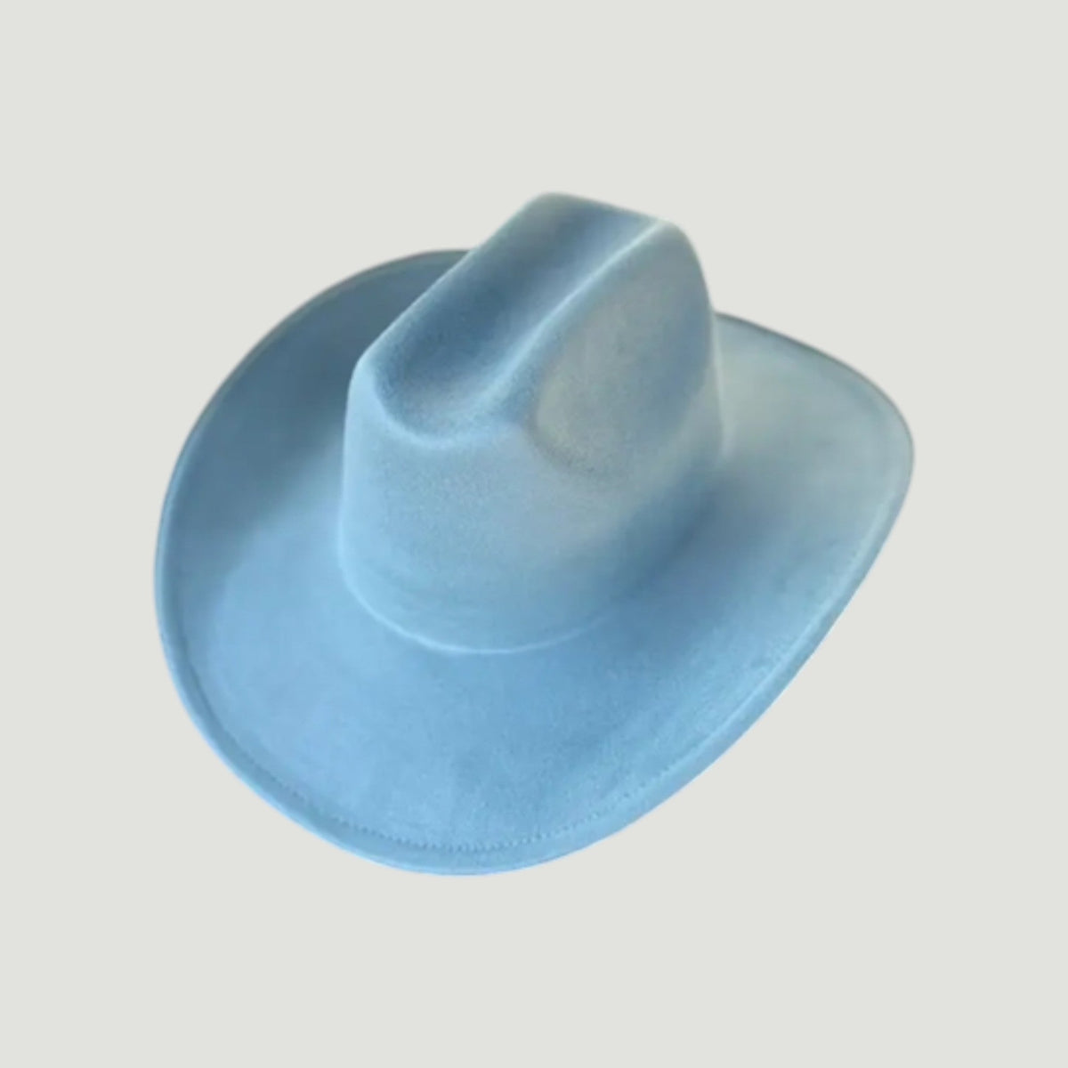 Vegan Suede Cattleman Hat B