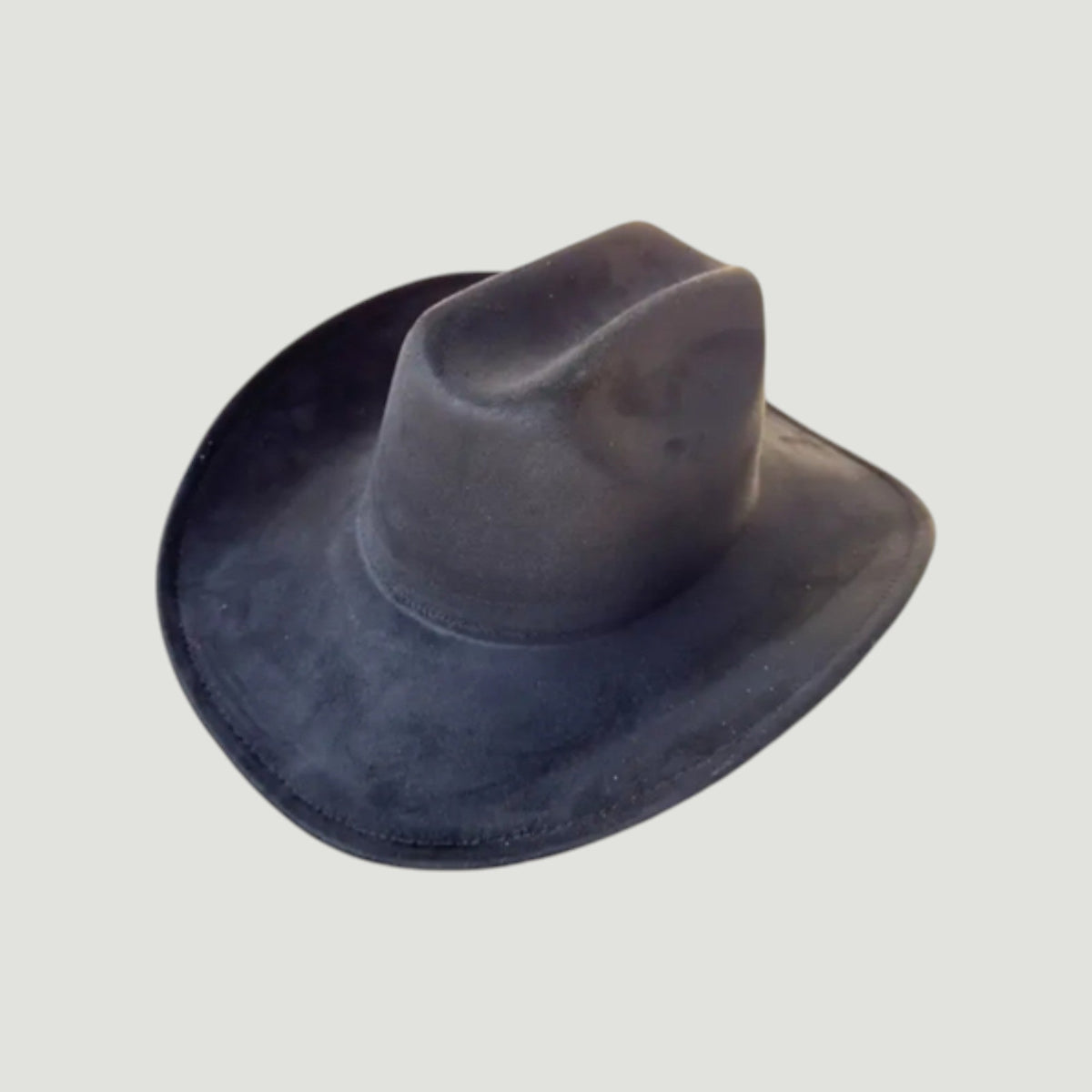 Vegan Suede Cattleman Hat B