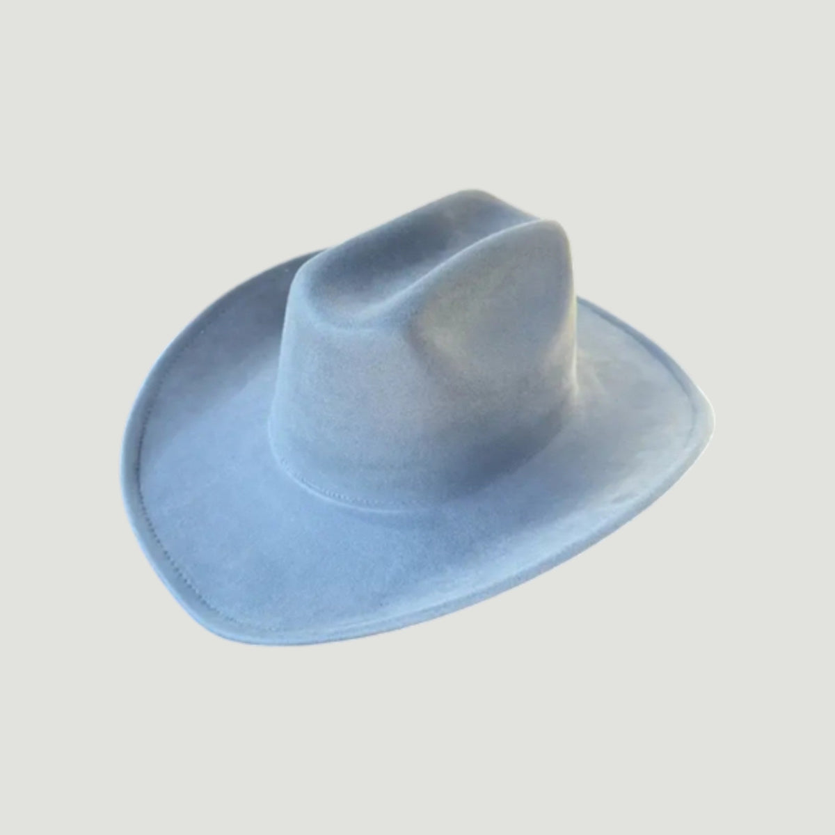Vegan Suede Cattleman Hat B