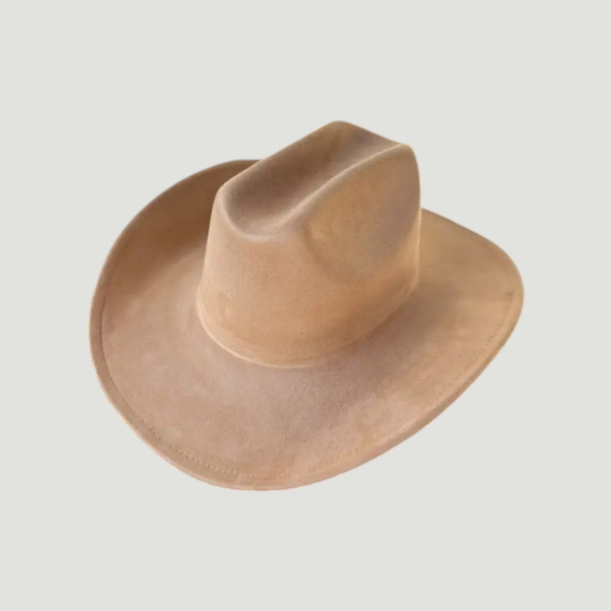 Vegan Suede Cattleman Hat B