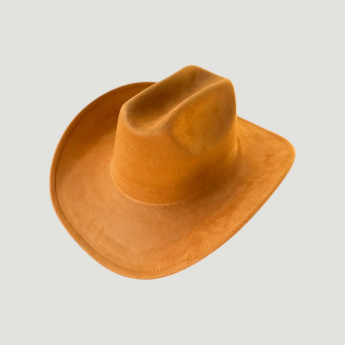 Vegan Suede Cattleman Hat B
