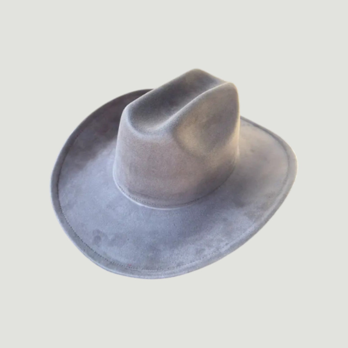 Vegan Suede Cattleman Hat B
