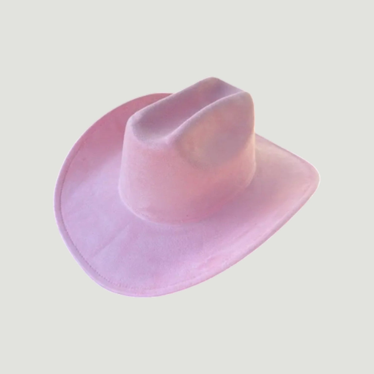 Vegan Suede Cattleman Hat B