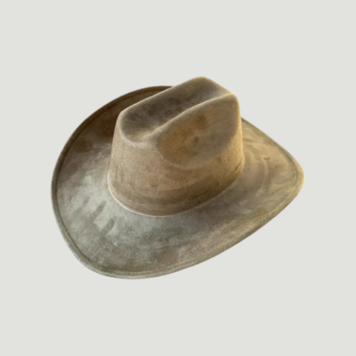 Vegan Suede Cattleman Hat B