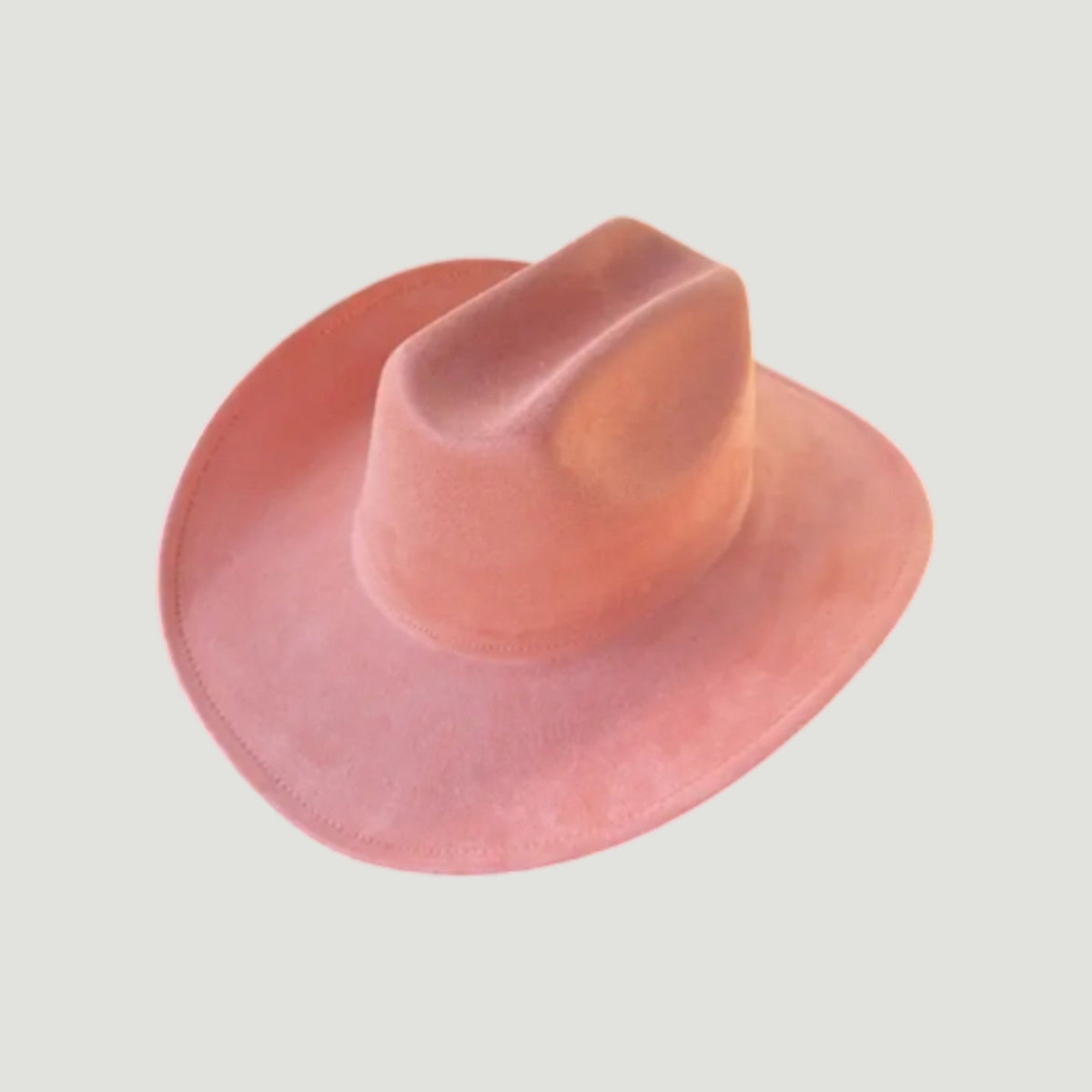 Vegan Suede Cattleman Hat B