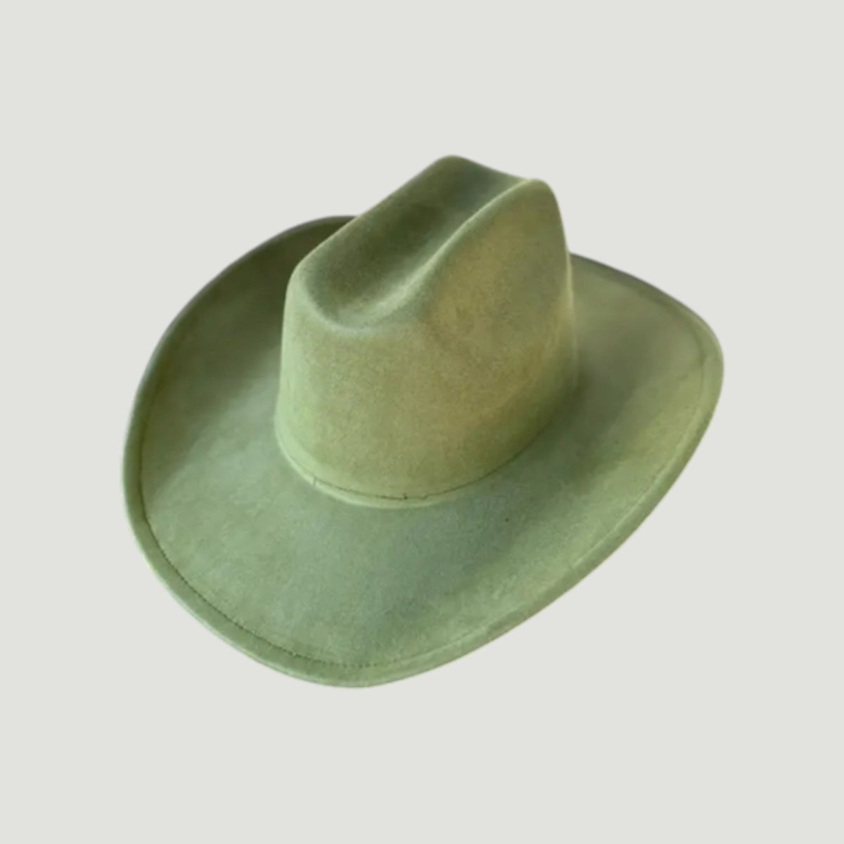 Vegan Suede Cattleman Hat B