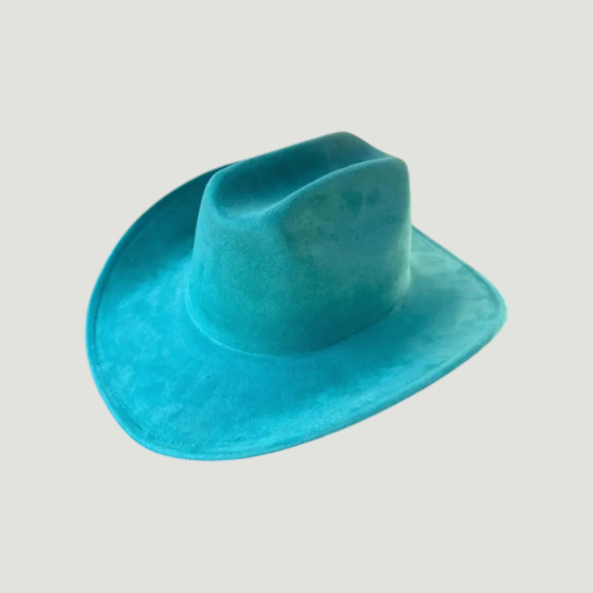 Vegan Suede Cattleman Hat B
