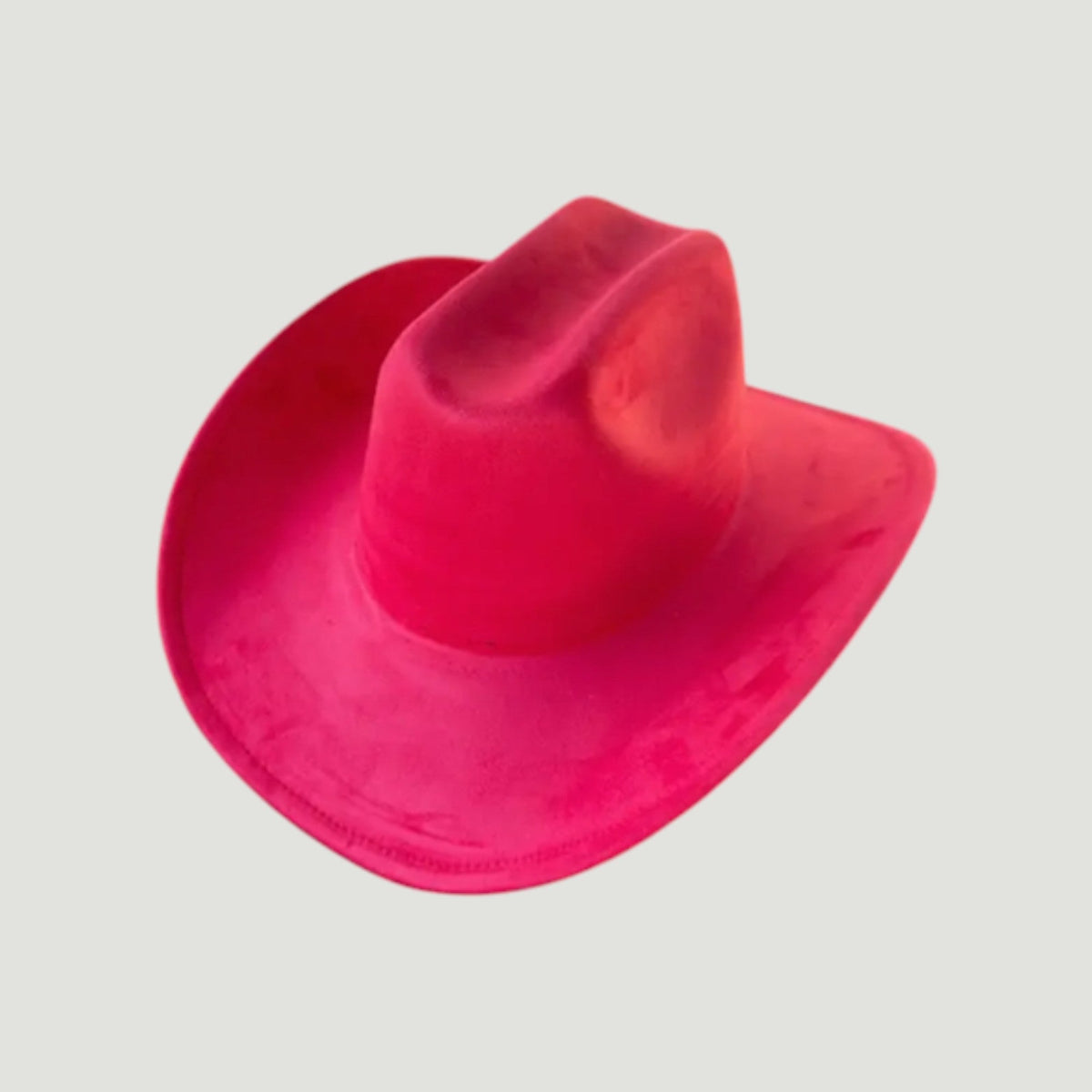 Vegan Suede Cattleman Hat B