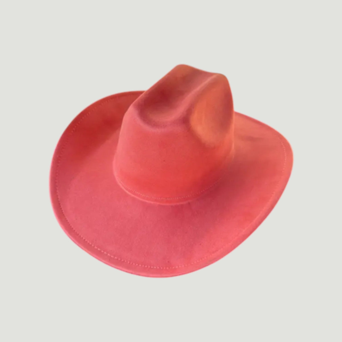 Vegan Suede Cattleman Hat B