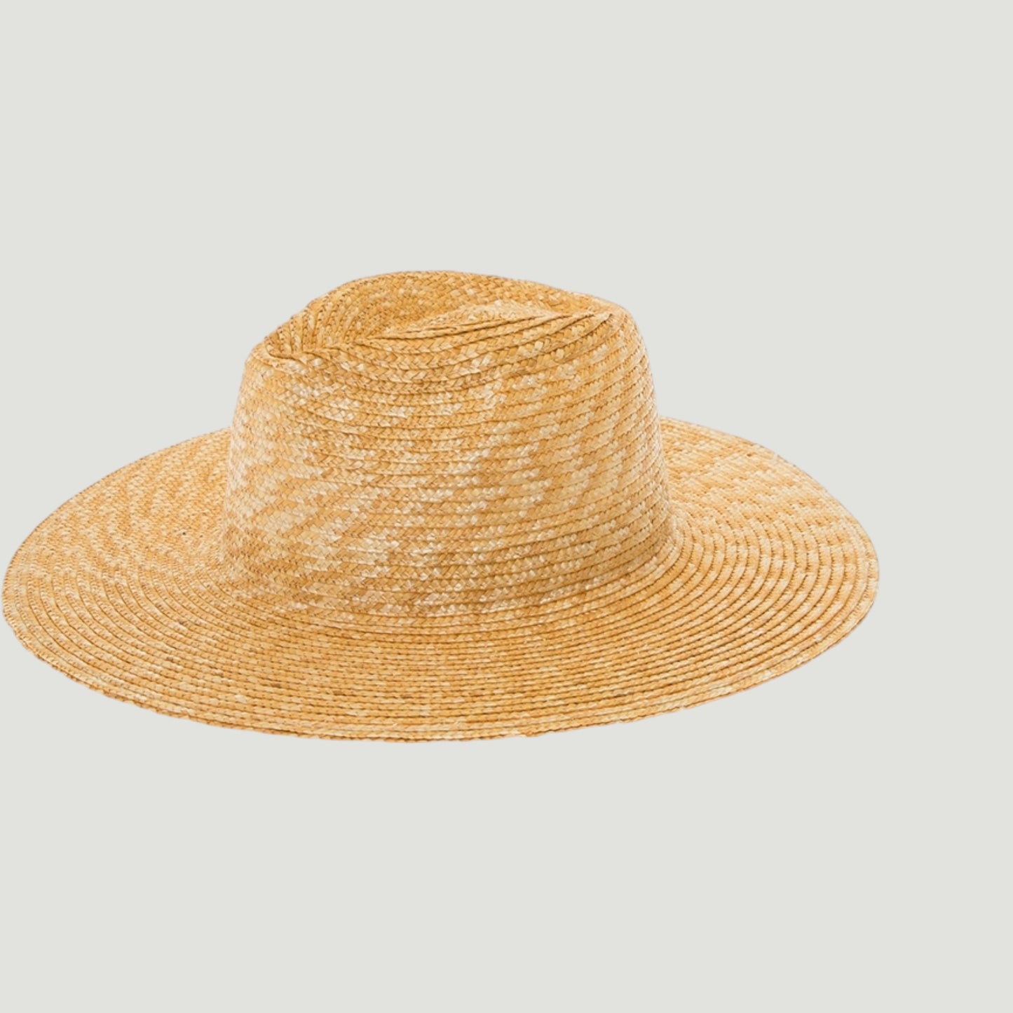 Wheat Straw Rancher Hat, Flat Brim, UPF 50+
