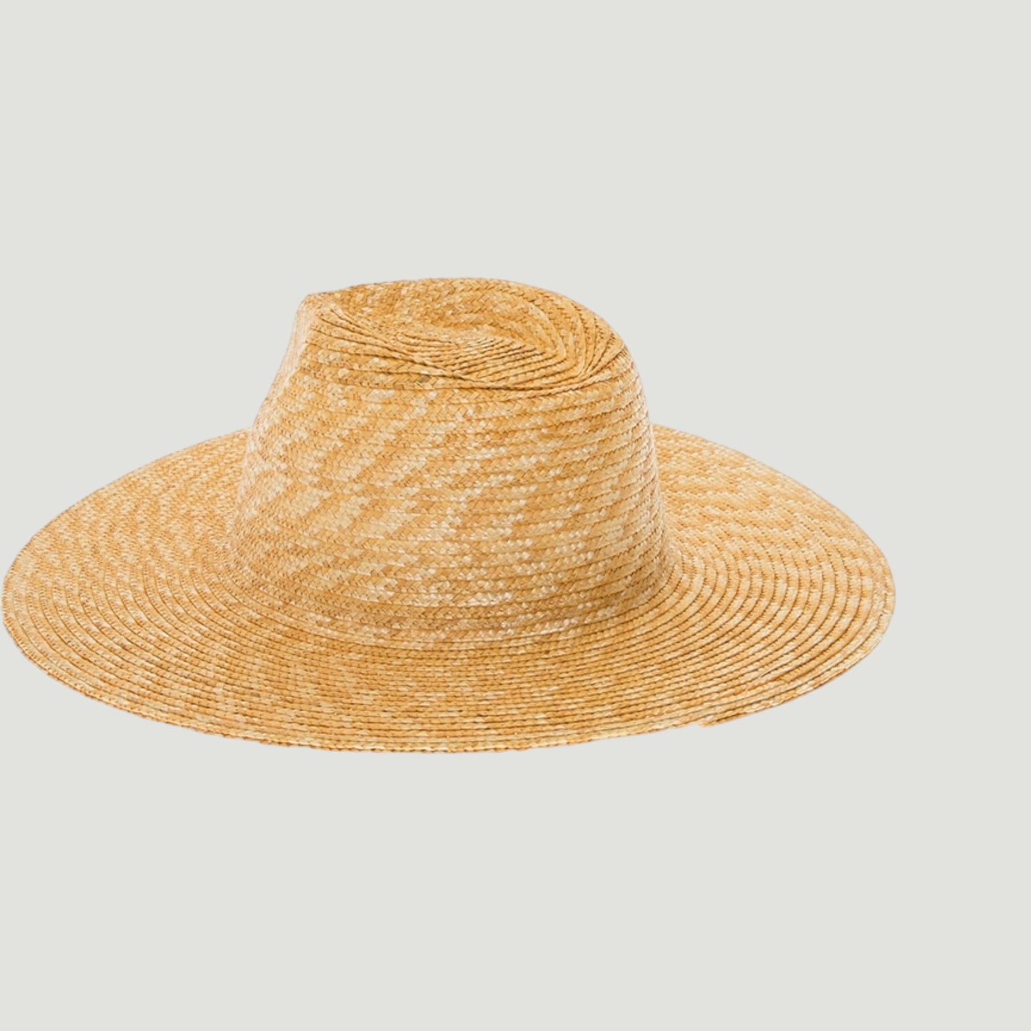Wheat Straw Rancher Hat, Flat Brim, UPF 50+
