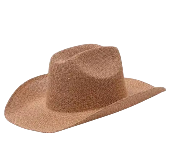 Paper Straw Wide Brim Cowboy Hat