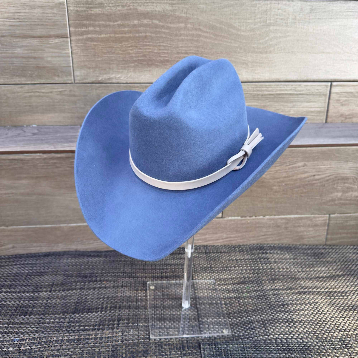 Australian Wool Cattleman Cowboy Hat with Leather Belt