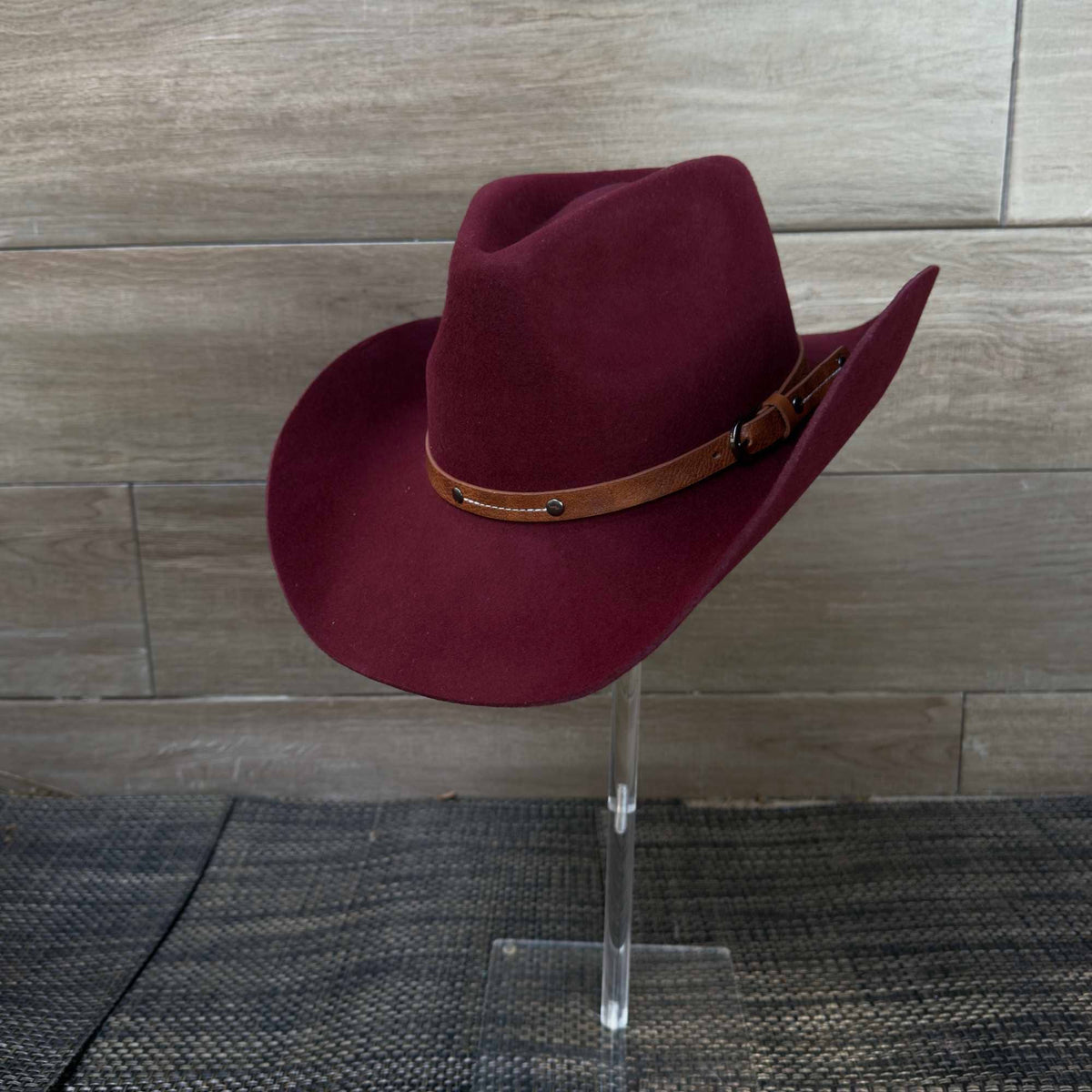 Australian Wool Cowboy Hat with Leather Band