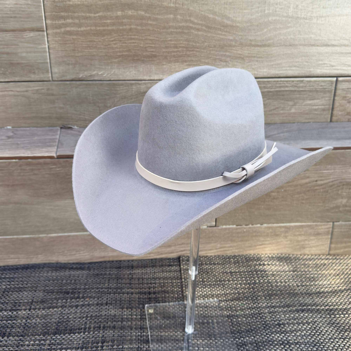 Australian Wool Cattleman Cowboy Hat with Leather Belt