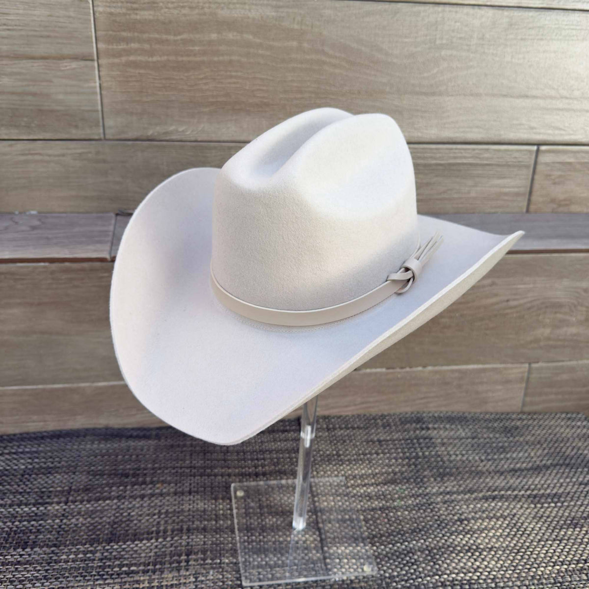 Australian Wool Cattleman Cowboy Hat with Leather Belt