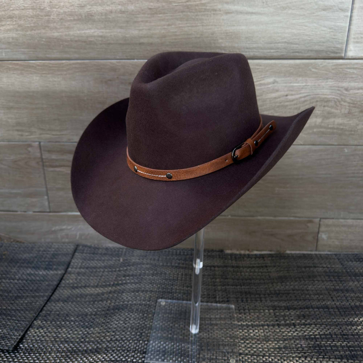 Australian Wool Cowboy Hat with Leather Band