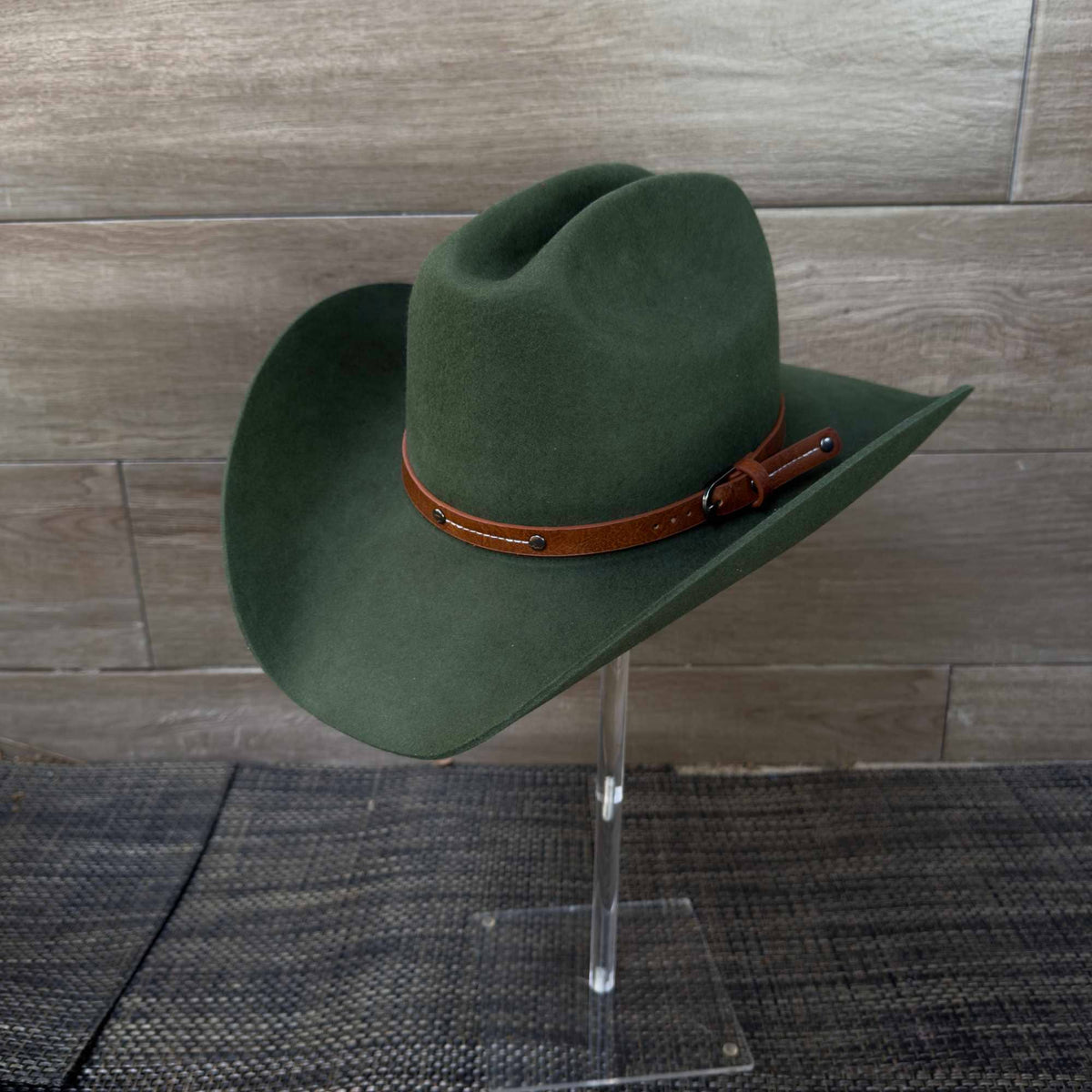 Premium Australian Wool Cowboy Hat with a Leather Belt