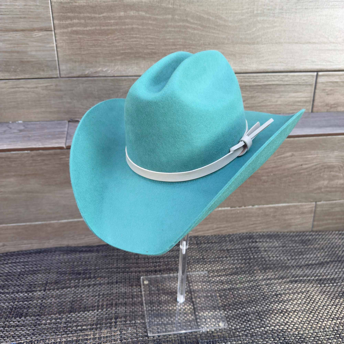 Australian Wool Cattleman Cowboy Hat with Leather Belt