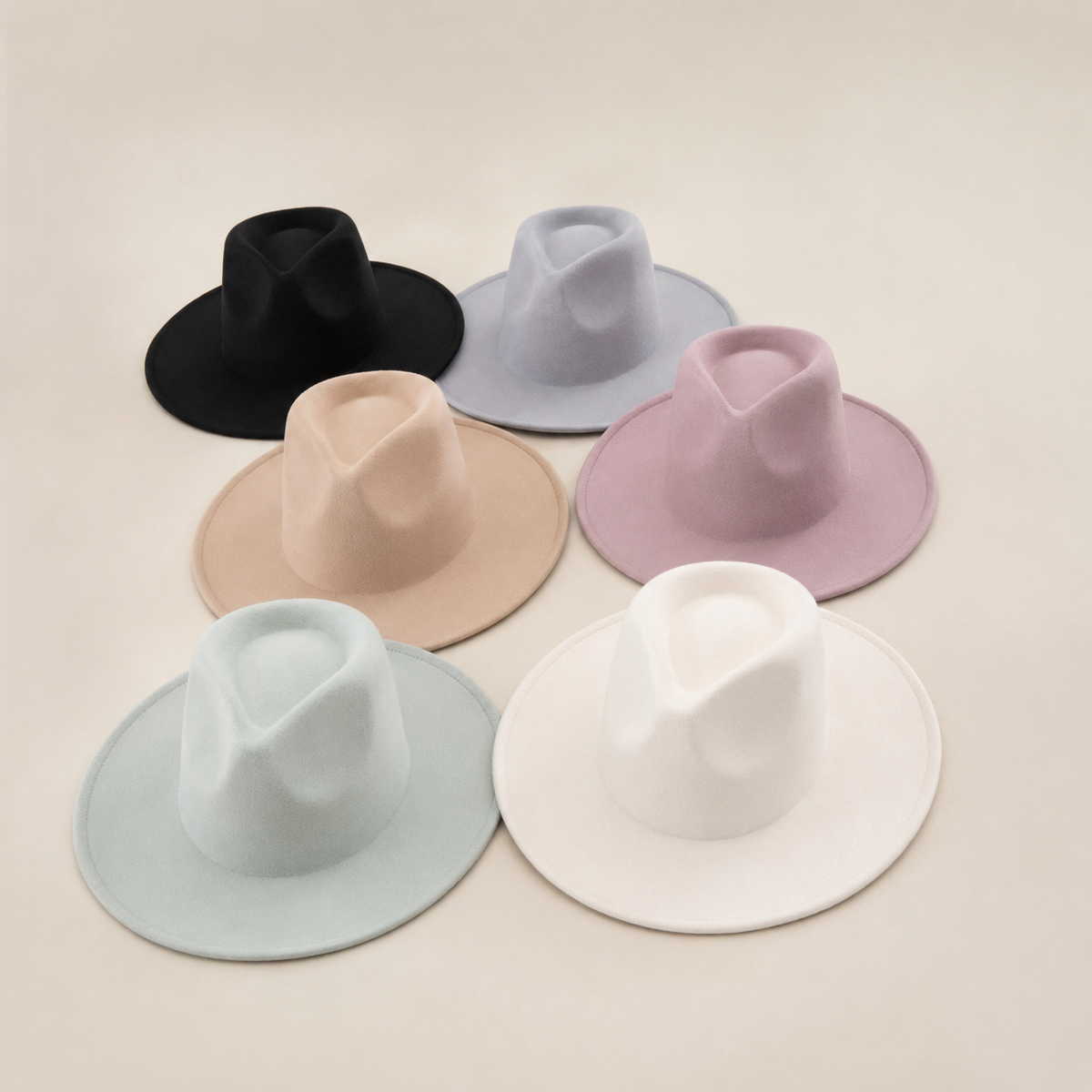 Kids XS Vegan Felt Wide Brim Rancher Hat