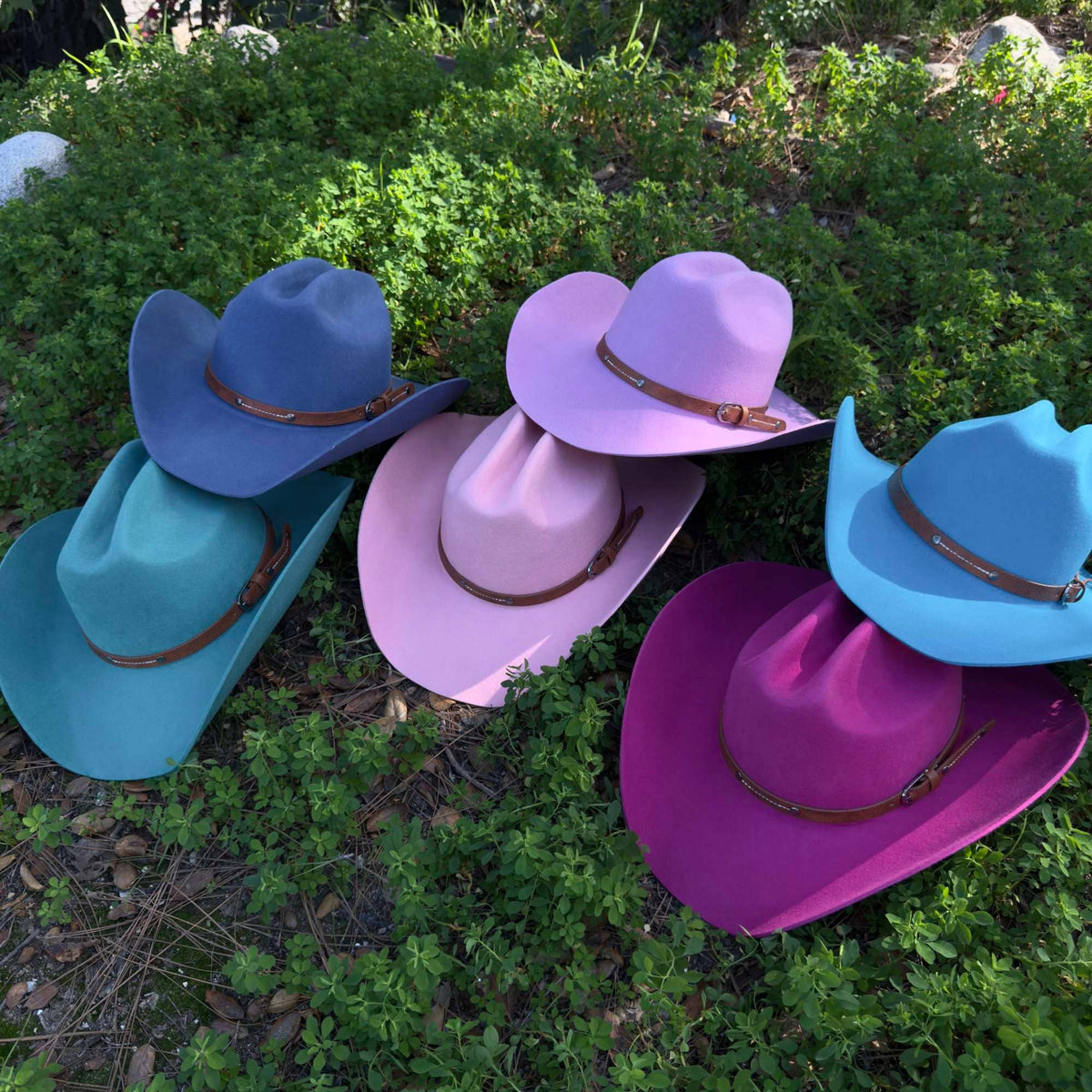 Premium Australian Wool Cowboy Hat with a Leather Belt